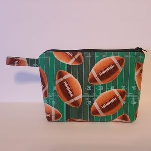 Makeup bag with loop